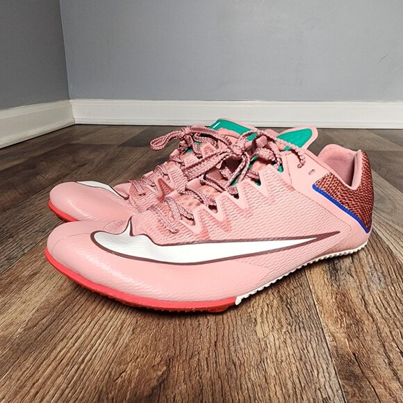 Nike Zoom Rival Track Spikes 'Armory Pack' HQ2061-600 Mens Size 10 Pink/Red New - Picture 1 of 6